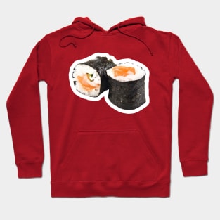 Rolls of Delight: Sushi Art Hoodie